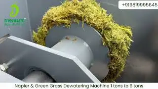 Napier & Green Grass Dewatering Machine 1 tons&nbsp;to&nbsp;6&nbsp;tons | Keyul Enterprise