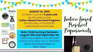 Early Childhood Education Information Presentation - January 18, 2023
