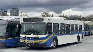 TransLink (CMBC) D40LFs Moving About within Vancouver Transit Centre