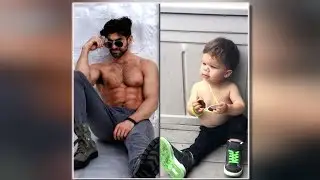 Baby Spoofs Uncle's Modeling Photos on Adorably Funny Instagram Account