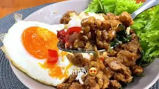 Thai Basil Chicken / Pad Krapow Gai @megayang15 