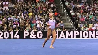 Kyla Ross - Floor - 2014 P&G Championships - Sr. Women Day 2