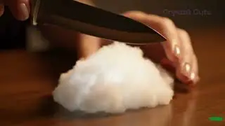 Cutting ThunderStorm #asmr #CrystalCuts #Glasscutting