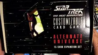 Unboxing STCCG 1e Alternate Universe