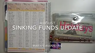 August 2021 Sinking Funds Update| Sinking Funds Counting | August 2021 Budget | Maria's Budgeting