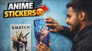 Anime Sticker Laga Diya 😱 | Gaming Room Setup Part 6 | Wall Transformation