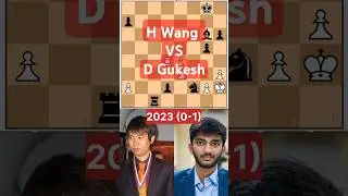 H Wang vs D Gukesh | 2023 (E34) Nimzo-Indian |