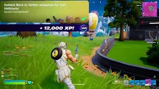 Collect Rare or better weapons for Cat Holloway Fortnite