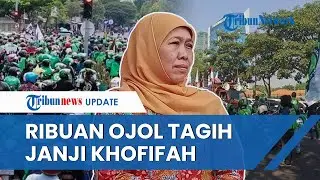 Ribuan Driver Online di Surabaya Gelar Demo, Tagih Janji Gubernur Khofifah soal Aturan Tarif