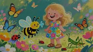 Mia and Buzzly: A Garden Friendship