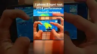 IPHONE 8 BGMI TEST IN 2024🔥 #handcam #shortsfeed  #gaming #bgmi #pubg #bgmishorts #viral #shorts