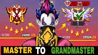 Finally Grandmaster Done | How To Push Grandmaster | Grandmaster Lobby garena- free fire 