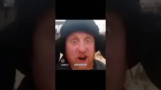orange snow with russian