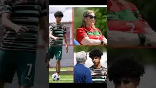 14-летний сын Роналду дебютировал за сборную Португалии U15. Под 7-м номером и под присмотром бабули