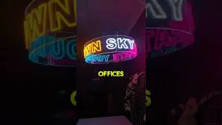 Neon led sign for office #ytshorts #neonsigns #shorts #usa