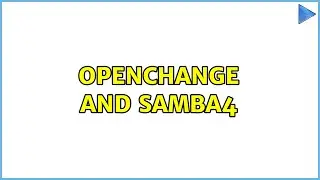 Openchange and Samba4