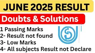 IGNOU June 2025 Result Major Doubts and Solutions - Passing Marks | Result not found, Low marks etc 