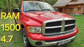 Dodge Ram 4.7 V8- idealny pickup do roboty i lansu!