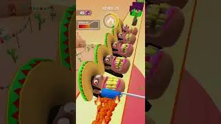 Teeth Runner - 21 Brush iOS Android Gameplay #shorts