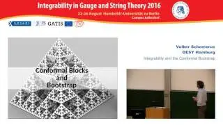 Volker Schomerus - Integrability and the Conformal Bootstrap