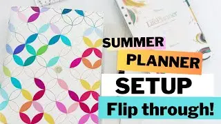 PLANNER SETUP | ERIN CONDREN A5 AGENDA RING SYSTEM FLIP THROUGH | SAHM DAILY PLANNER