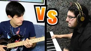 BASS VS KEYBOARD BATTLE with Davie504 [CONTAINS MEMES]