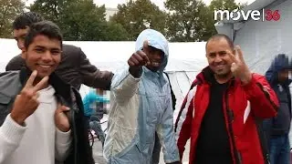Rundgang in der Flüchtlings-Zeltstadt Fulda