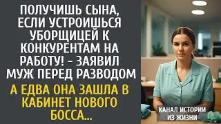 Получишь сына, если устроишься уборщицей к конкурентам на работу! - заявил муж перед разводом…