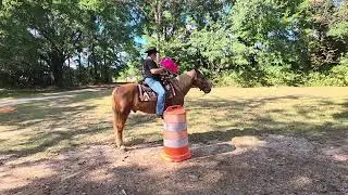 Audria on Tonka,  Arena-Open,  umbrella