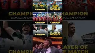 Aiden Markram: The Trophy Magnet
