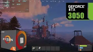 Rust : ON RTX 3050 + Ryzen 5 5600X | Low Graphics | DLSS