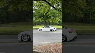 These two modified cars Subaru BRZ and Ford Thunderbird look very good 👍 #short