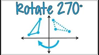 How to Rotate a Shape 270 Degrees Clockwise About the Origin