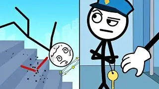 Ragdoll Break: Kick Loser vs Thief Puzzle: to pass a level &mdash; Satisfying ASMR Gameplay All Levels