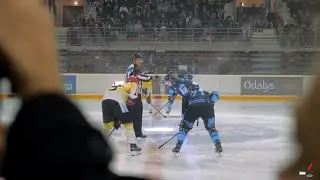 Spartiates Marseille Hockey Club with FBR Productions -backstage from production during hockey game