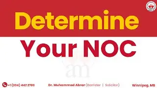 How to determine your NOC