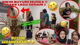GOKIL PARAH !! BANGUNIN SAHUR BUYUNI JAM 1 MALAM PAKE MIC SPEAKER LAGU SENAM 🤣😭