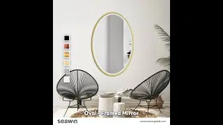 Oval - Framed Mirror