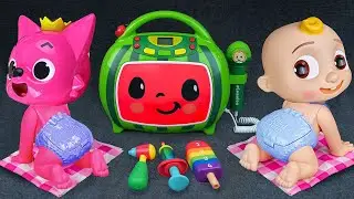 16 Minutes Satisfying Unboxing Pinkfong Doctor Toys, Ambulance Playset ASMR | Review Toys