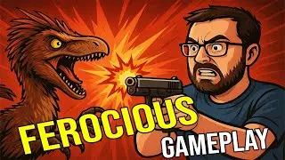 FEROCIOUS gameplay, getting stranded on an island with dinosaurs! 🦖 | dinosaurs, survival, a