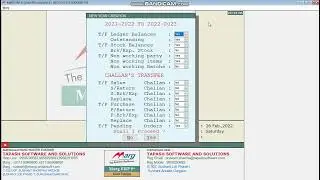 Marg Software New Financial Year Creation