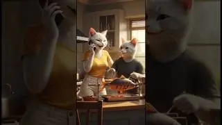 🐾 White Cat Kitchen Blast &ndash; A Father&rsquo;s Pain 💔 | Emotional Short Story