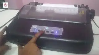 Tvs dmp 240 print menu setting || Tvs dot matrix printer setting ||
