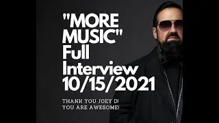 SOMETHING came from Baltimore: Joey DeFrancesco - More Music (FULL INTERVIEW)