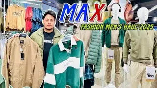 MAX FASHION MEN&rsquo;S HAUL 2025 | max fashion winter collection | budget winter haul
