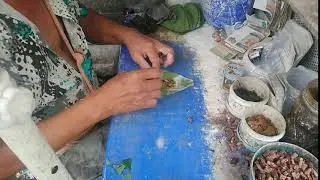 Kun-ya in myanmer　ミャンマーのキンマ