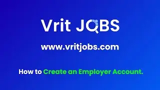 1. Create Account | Employer | Vrit Jobs |