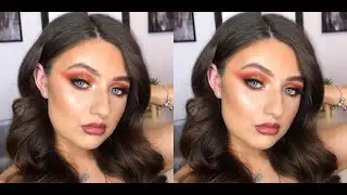 BURNT ORANGE WINGED EYESHADOW TUTORIAL