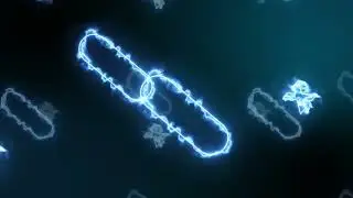 Hi tech Neon Electric Rounded Blue lines Abstract Gradient Background Animation || Free Version