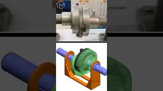 Oldham's coupling 📌 #most flexible power transmission |#mechanical principles | #machine #simulation